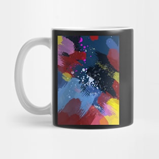 Chaos III Abstract Art Digital Painting Mug